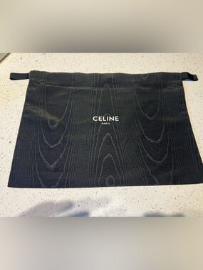 Celine black Dust Bag 15 x 10.5